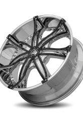 Diablo DNA Wheel 24x10 Blank 35 73.1 Chrome                                     - DNA-241BLNK3573 - Image 4